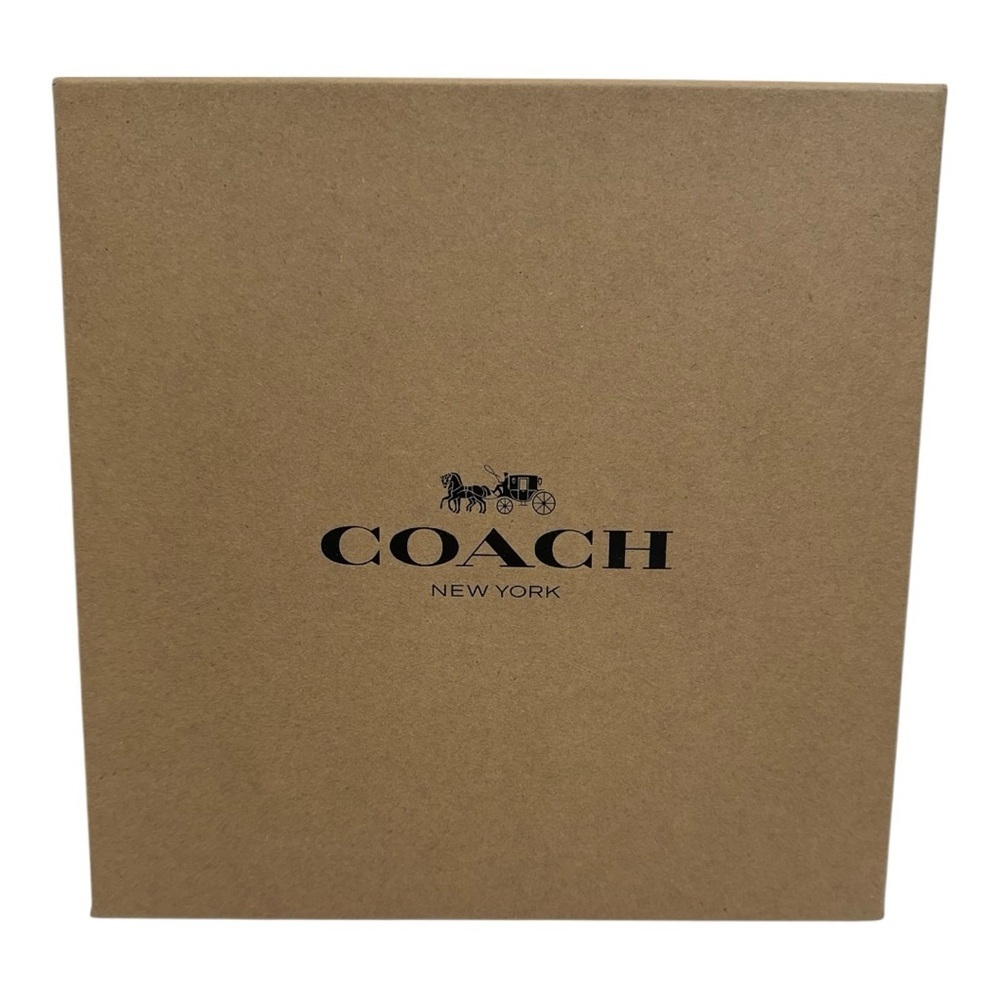 Coach Leather Valet Tray Set Dark Saddle Brown Mens Organizer NWT $250 - Picture 9 of 9